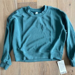 NWT Lululemon oversized crop crew neck